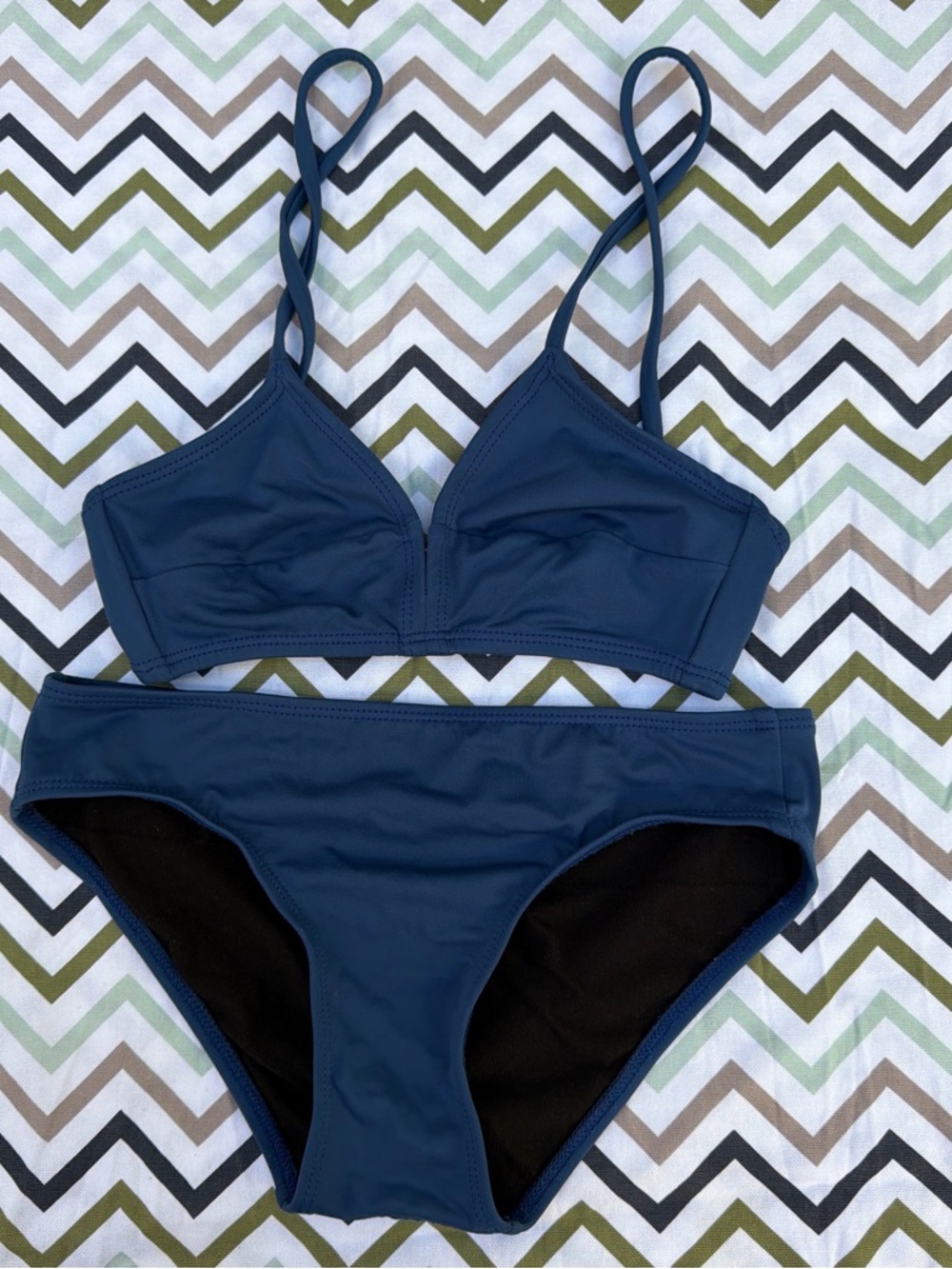 Mollusk blue bikini set XS